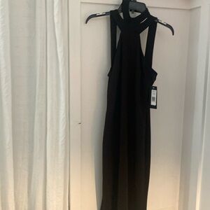 Bebe black midi formal dress never worn